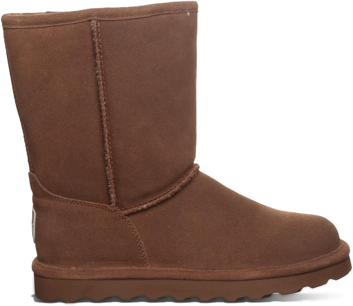 BEARPAW Women's Elle Short Winter Boot | 8" Suede Shoes | Sheepskin & Wool Blend Lining | Comfortable Boots for Women - Image 2