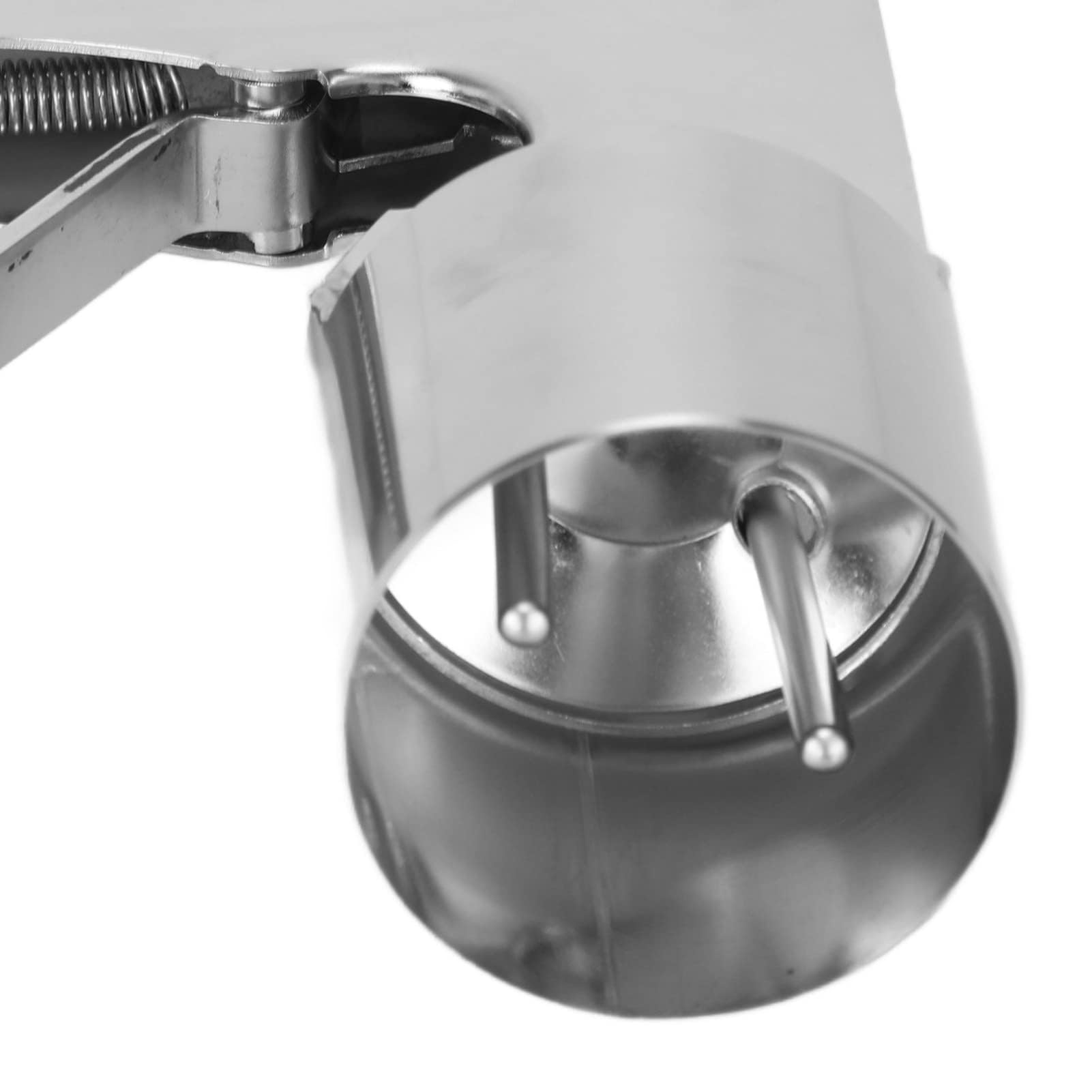 Cuillère à glace cylindrique en acier inoxydable avec gâchette Design ergonomique Cuillère à glace réglable Old Time