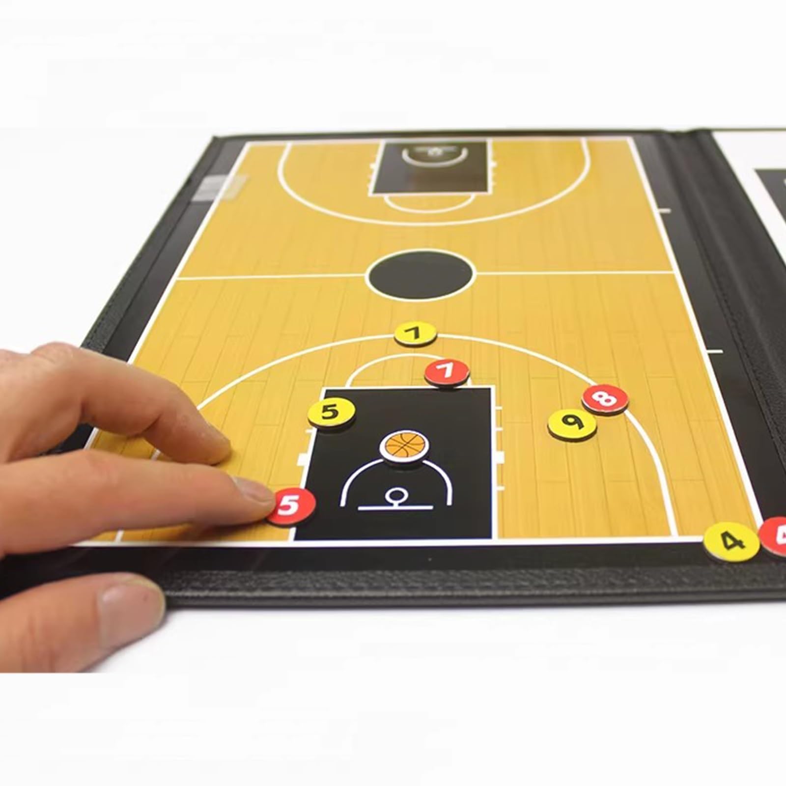 Pizarra de Baloncesto Borrable en Seco, Pizarra Táctica de Baloncesto
