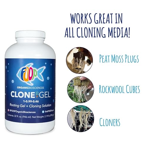 Miniatura 5 de FOOP Clone Gel - Dos productos en uno gel de enraizamiento + solución de clonación, obtén raíces peludas blancas y grandes más rápido y haz que la