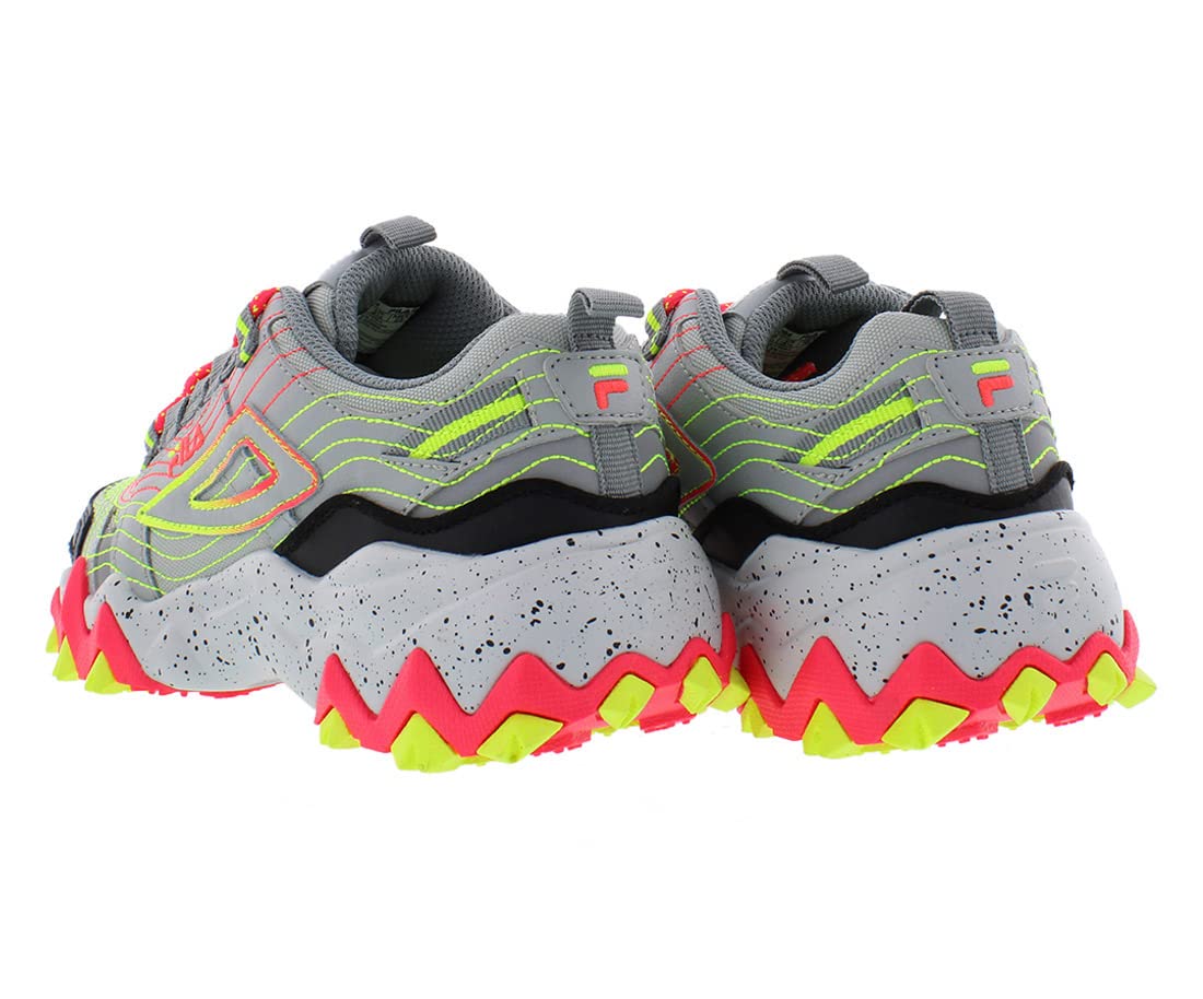 Fila Oakmont TR Womens Shoes Size 5, Color: Grey/Pink/Volt-Grey