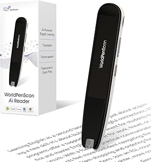 PenPower WorldPenScan AI Reader – Smart Reading Pen & Dictionary with AI-Powered English Learning Platform