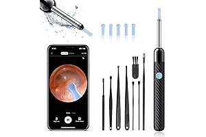 Ear Cleaner with Camera for iPhone, Ear Wax Removal with 1080P & Light