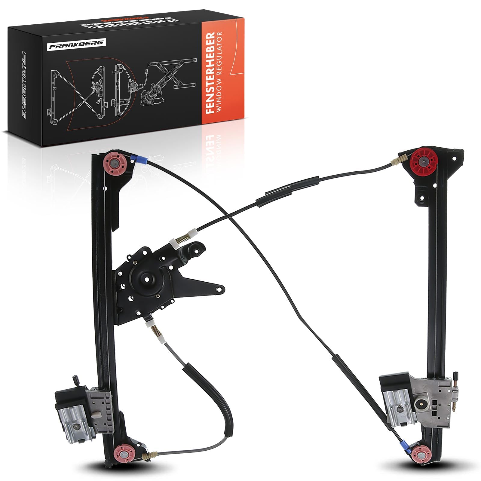Frankberg Metals 1E0837461 Window Regulator Without Motor Front Left Compatible With Golf Iii Cabriolet 1E7 1993-2002