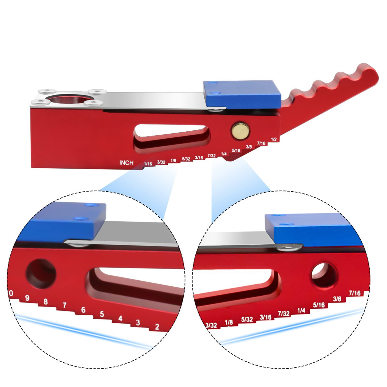 Lavorazione del legno Tenere premuto Morsetto per cani da banco per cani da 19/20 MM Foro per cani Desktop ad azione rapida Tenere premuto morsetto Clip fissa rapida Lavorazione del legno Desktop