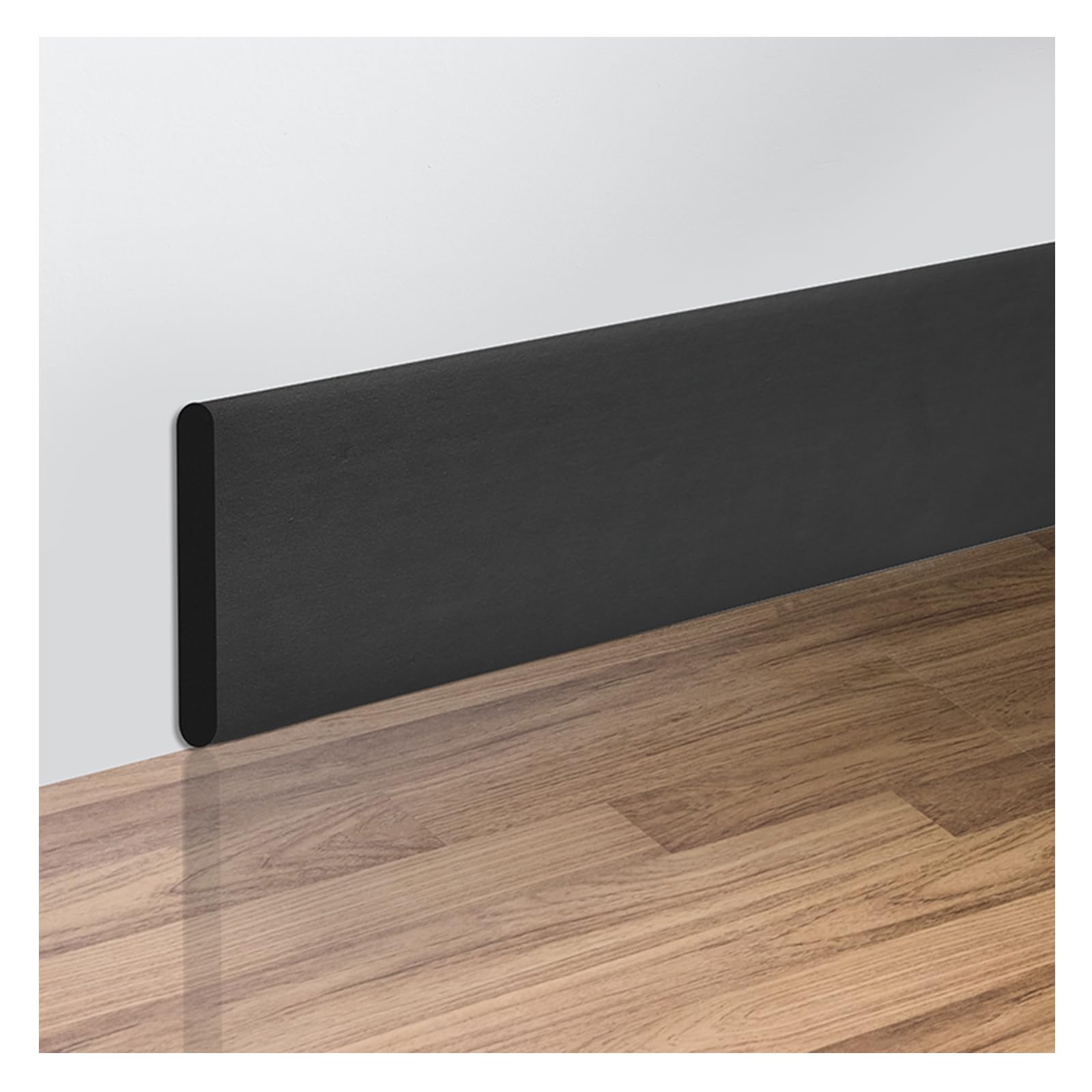 Pegatinas de Pared para Rodapié de 10 M, Moldura Autoadhesiva para Decoración de Techo, Azulejos, Rodapié, Pegatinas para Azulejos, Suministros para Empapelar/Black