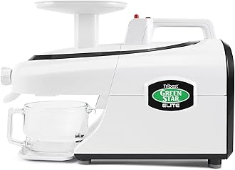 Tribest Green Star Elite GSE-5300-220V Deluxe Jumbo Twin Gear Juice Extractor with Pasta Maker Set, 220V, NOT FOR USA USE (European Cord)