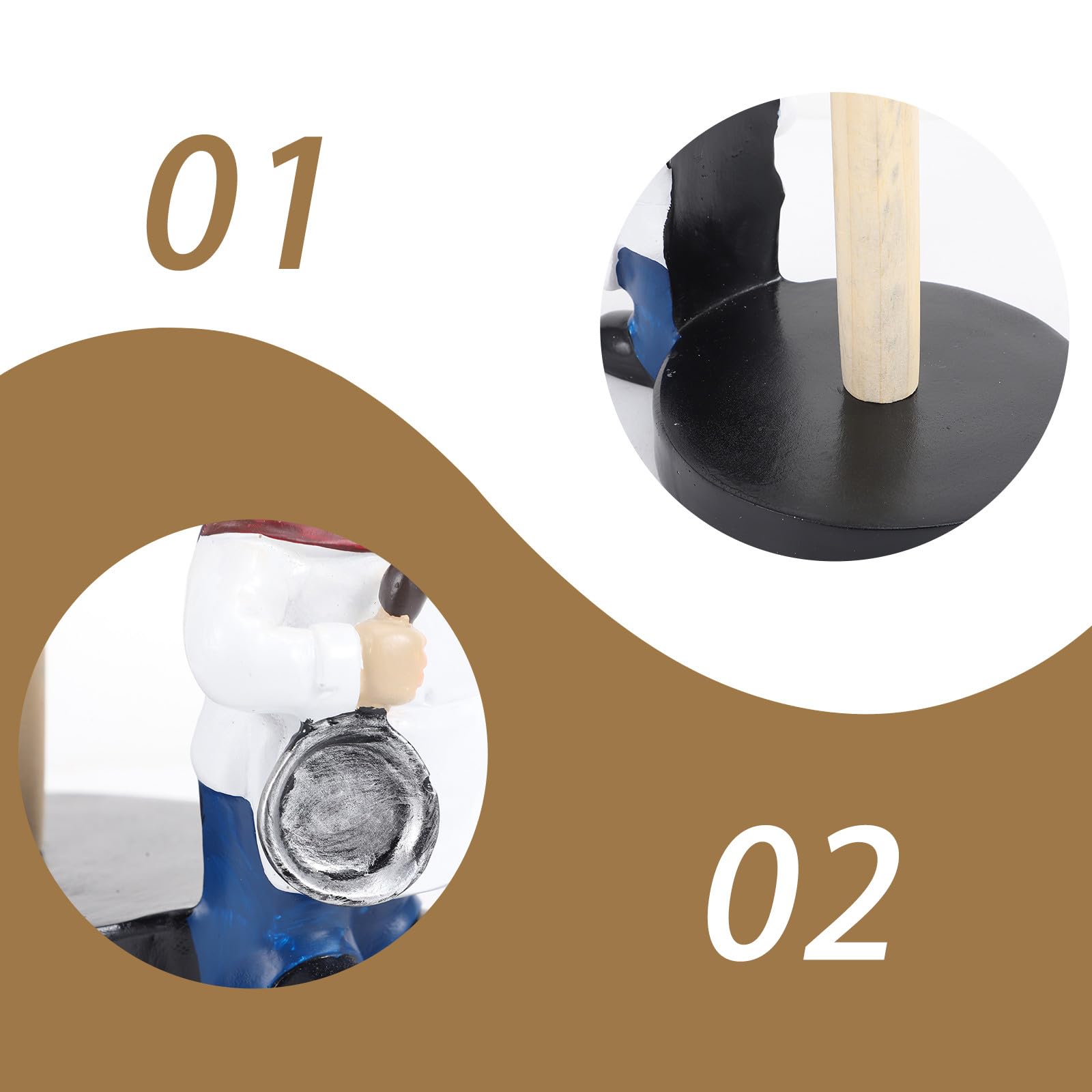 Homoyoyo Portarrollos de Papel para Cocina Portátil y Creativo, Soporte Vertical para Pañuelos, Estante Compacto y Práctico para Mesa, Diseño Sencillo y Ligero para Uso Doméstico y