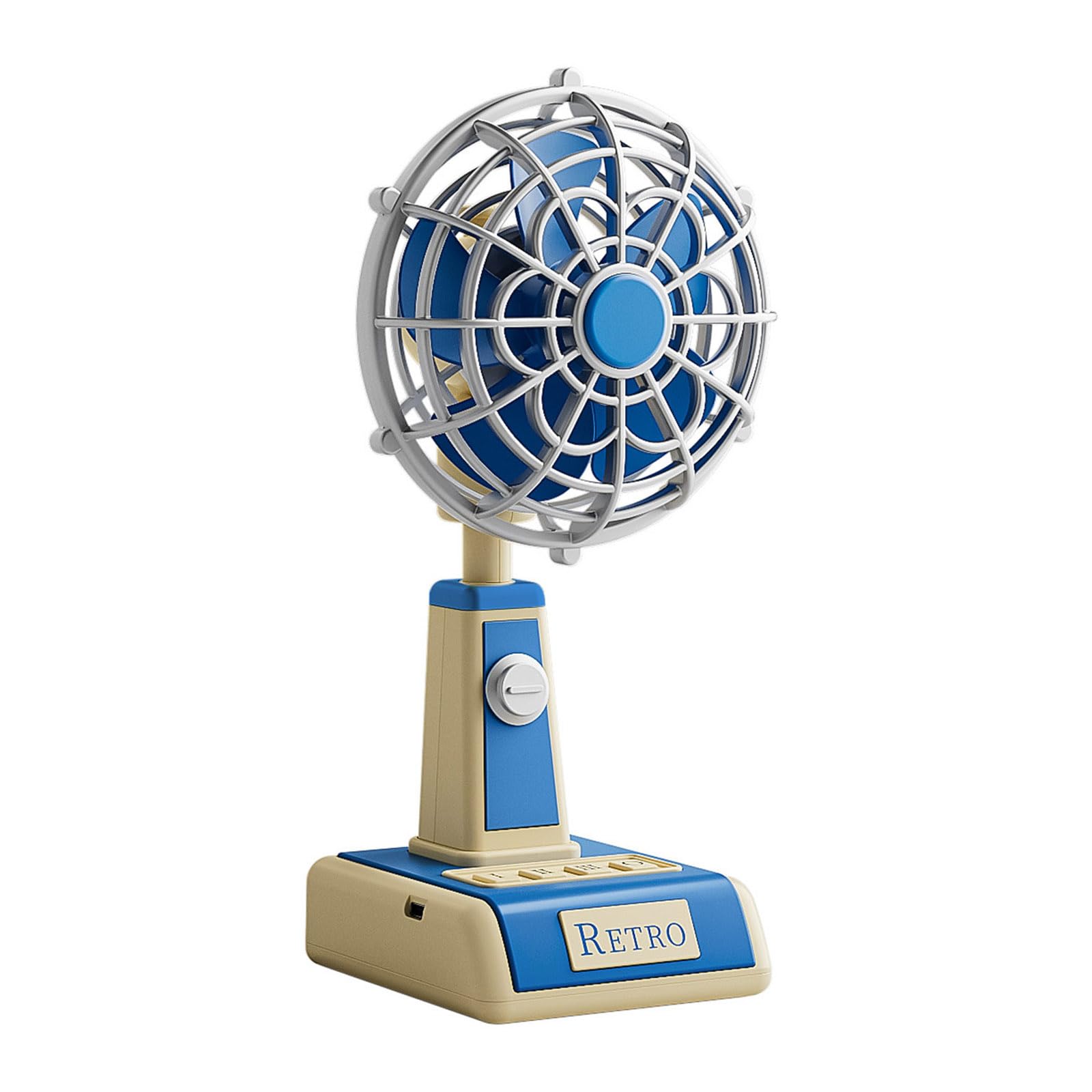 Kaeltsyn Quiet Small Air Circulators Fan for Offices Home Outdoor Travel School Use USB Rechargeable Desktop Enduring Portable Small Desk