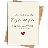 Funny Valentine's Day Card for Husband Wife Boyfriend Girlfriend - Romantic V-Day Greeting from HappyGreetingCards, 5x7 Premium Blank Inside