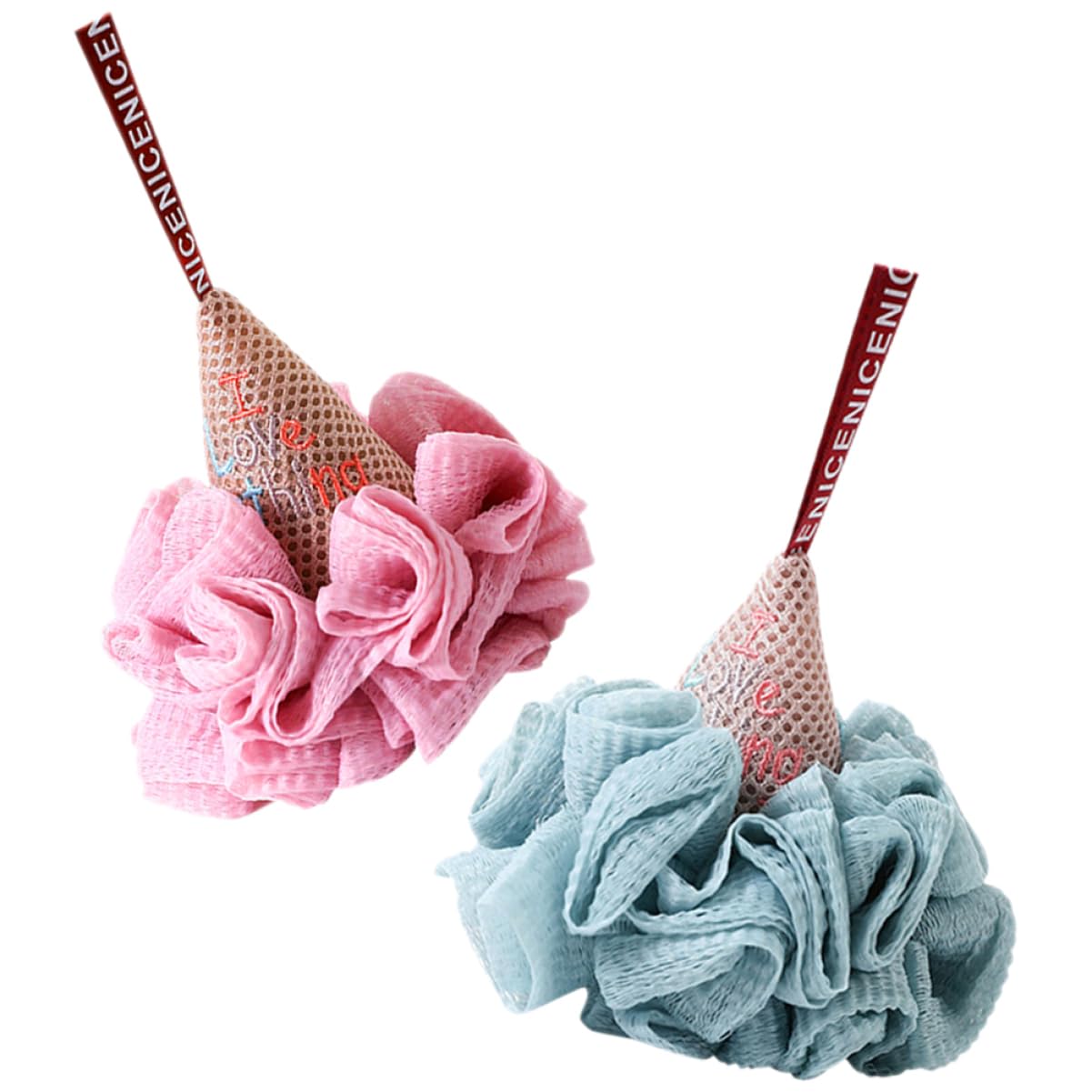 minkissy 3 Juegos de Esponjas Exfoliantes de Nailon para Y Accesorios (2 Unidades)