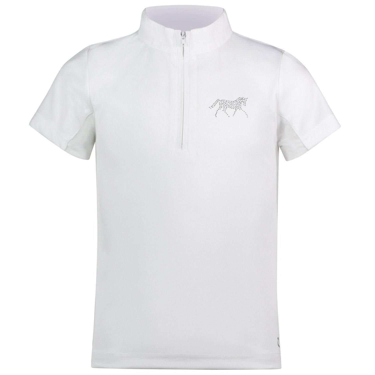 Finn-Tack Horze Little Girls Kids White Training Show Shirt (US XL/EU 158/164)