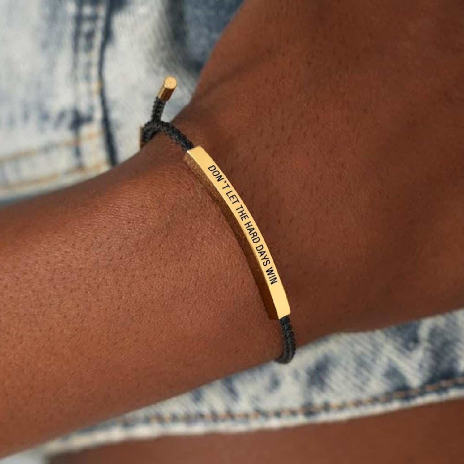 72ore Remember Who the F You Are Bracelet Dont Let the Hard Days Win Bracelet Inspirational Bracelets Encouragement Inspirational Gifts for Women Trendy - Image 4