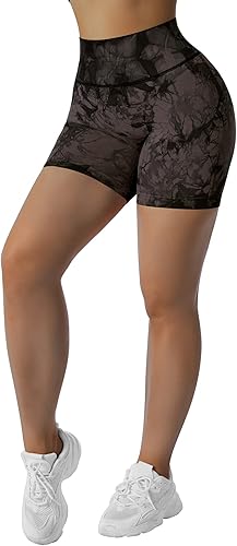 Miniatura 2 de MOOSLOVER Pantalones cortos de ciclismo sin costuras para mujer con levantamiento de glúteos cintura alta