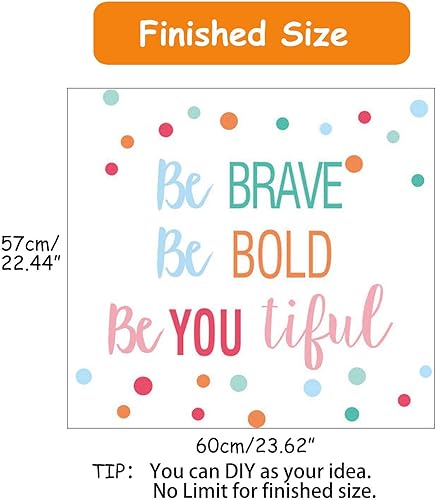 Miniatura 8 de Citas inspiradoras de decoración de pared para niños y niñas, decoración de habitación para adolescentes, niñas, sala de estar, dormitorio, aula,