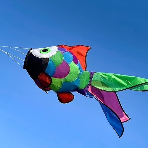 Miniatura 7 de emma kites Lindo arco iris - Windsock Spinner en espiral de 32 pulgadas