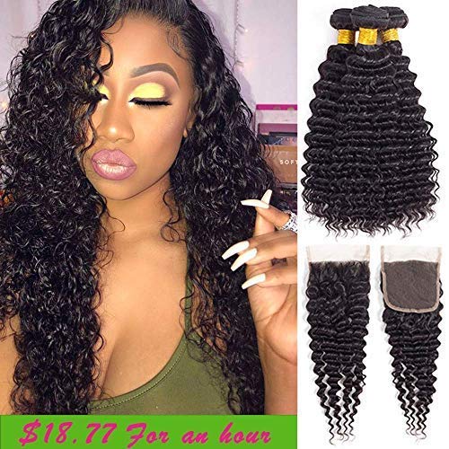 Pineapple Deep Wave with Closure (18 20 22 22, Bundles)