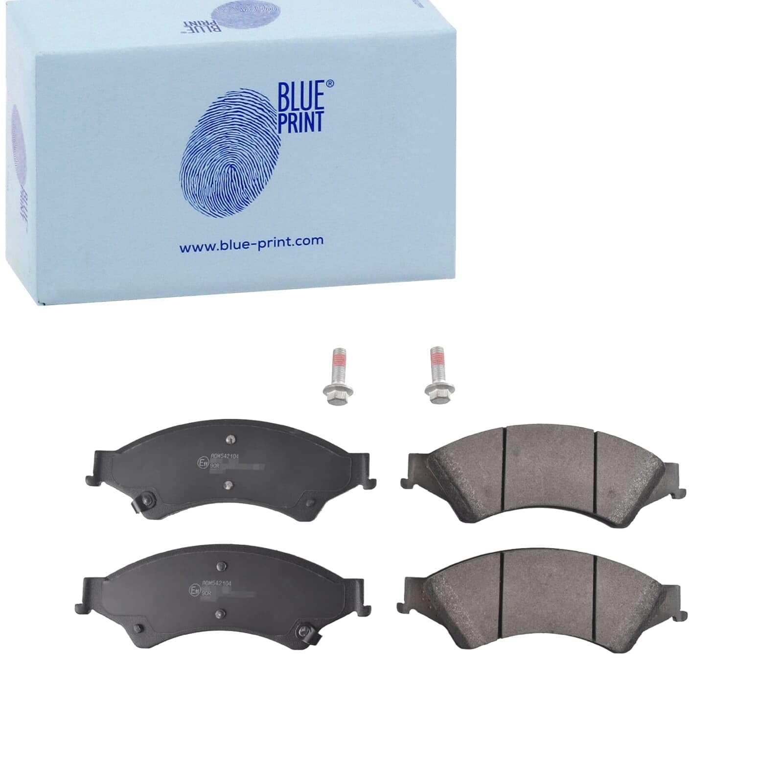 Blue Print ADM542104 komplet klocków hamulcowych ze śrubami, 1 sztuka