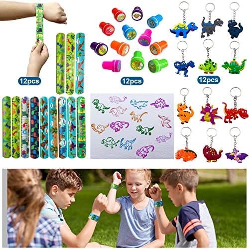 132 stuks dinosaurus-feestcadeautje voor kinderverjaardag gastgeschenken decoratie, dino-figuren maskers armband, tattoo… - Image 5