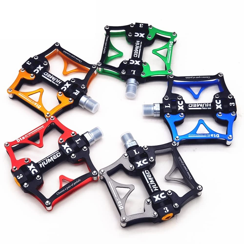Pedale Fahrrad Mountainbikebrad -Pedale radeln ultraleichte Aluminiumlegierung 3 Lager MTB Pedale Fahrradpedale flach Fahrradpedale