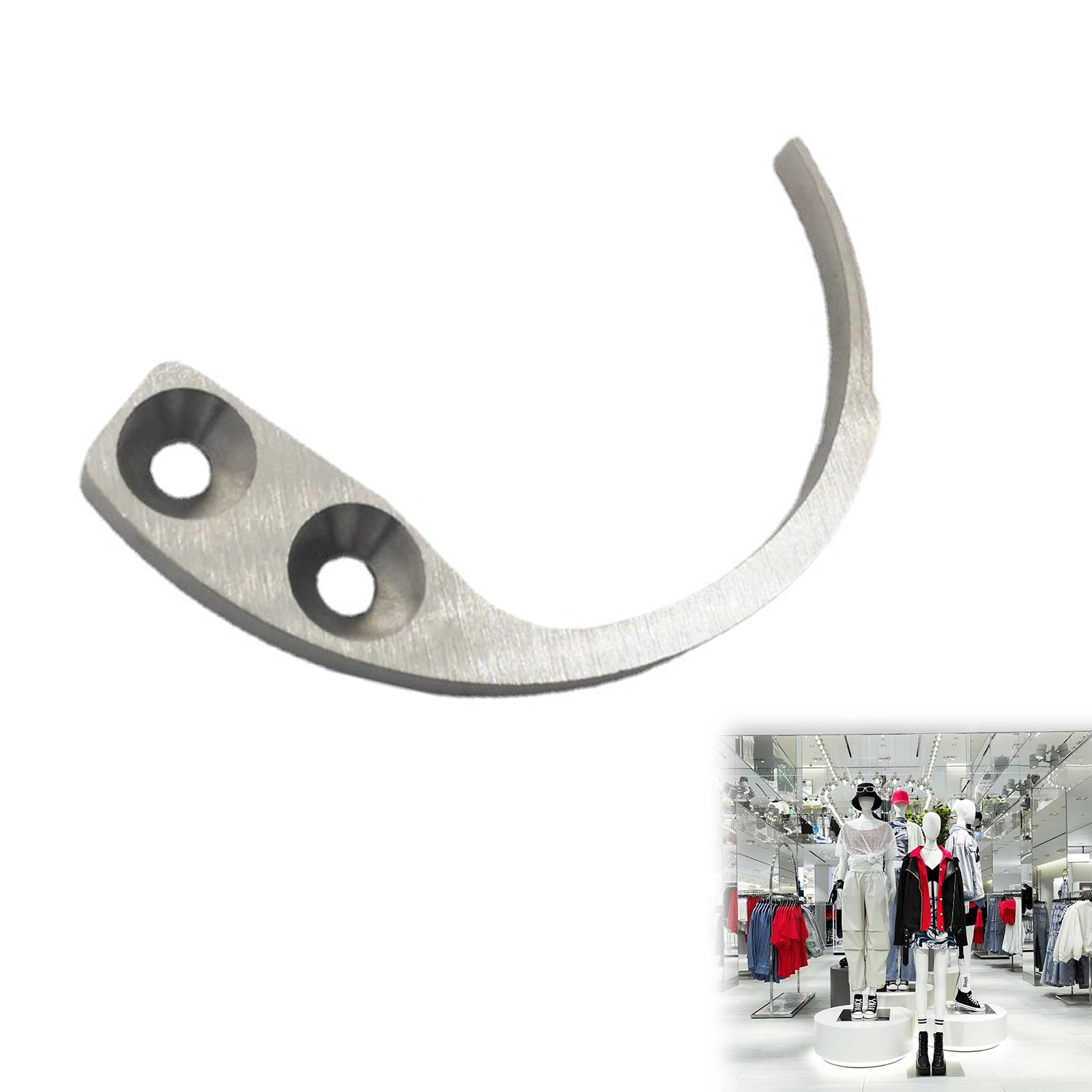 Produktbild von 2x Magnetlöser Für Warensicherung, Edelstahl, 50 Mm, Für Kleidung & Schuhe