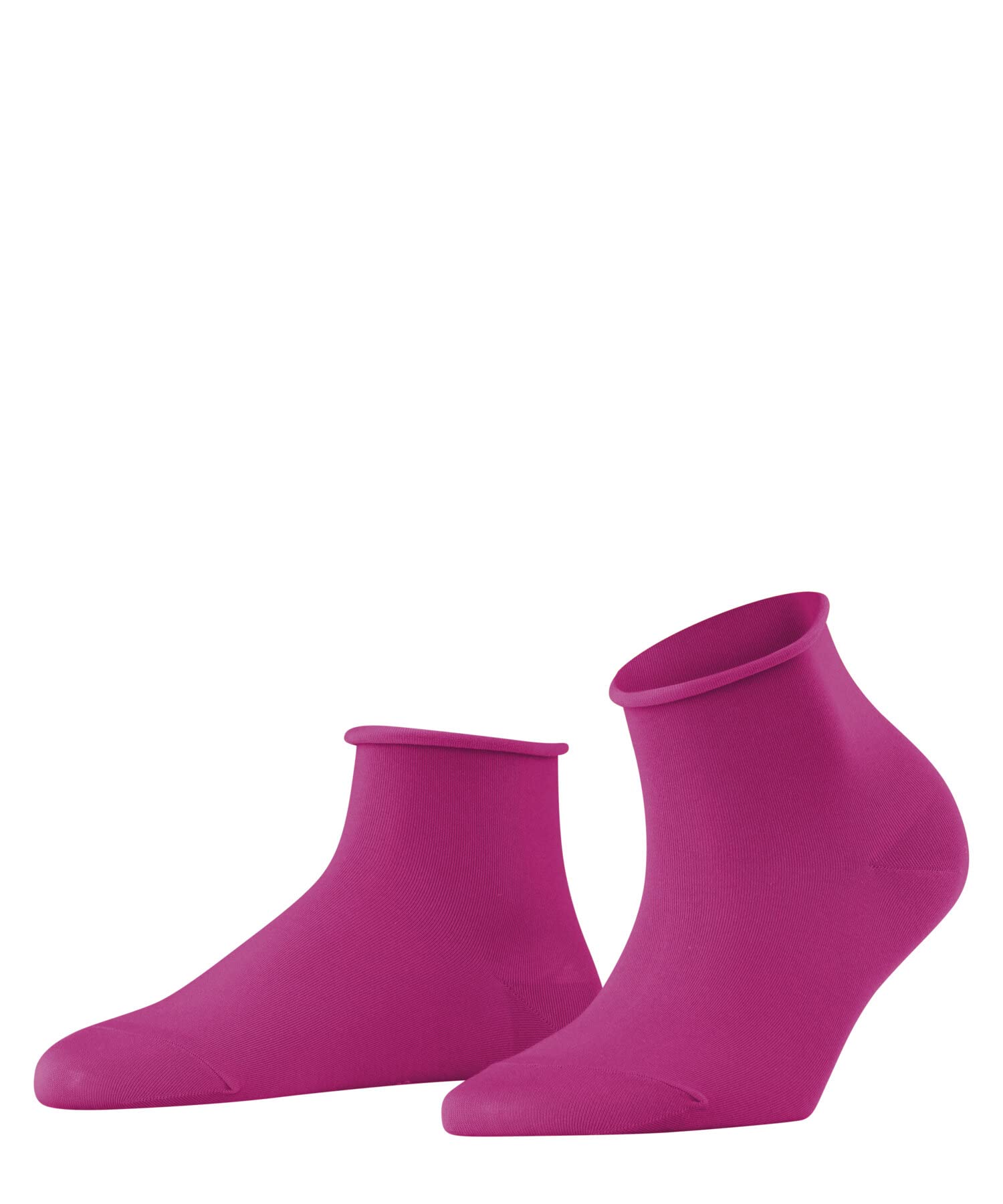 FALKE Women's Cotton Touch W Sso Thin Plain Socks 1 Pair, Red Berry 8390, 2.5-5