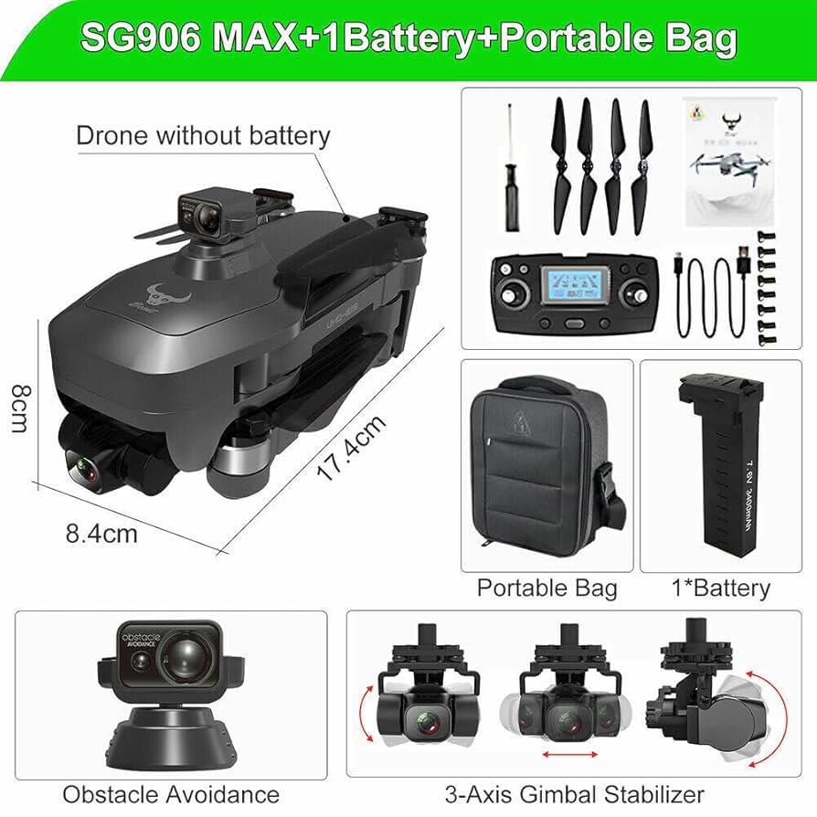Amazon.com: SG906 MAX Beast 3 GPS Drone, Laser Obstacle
