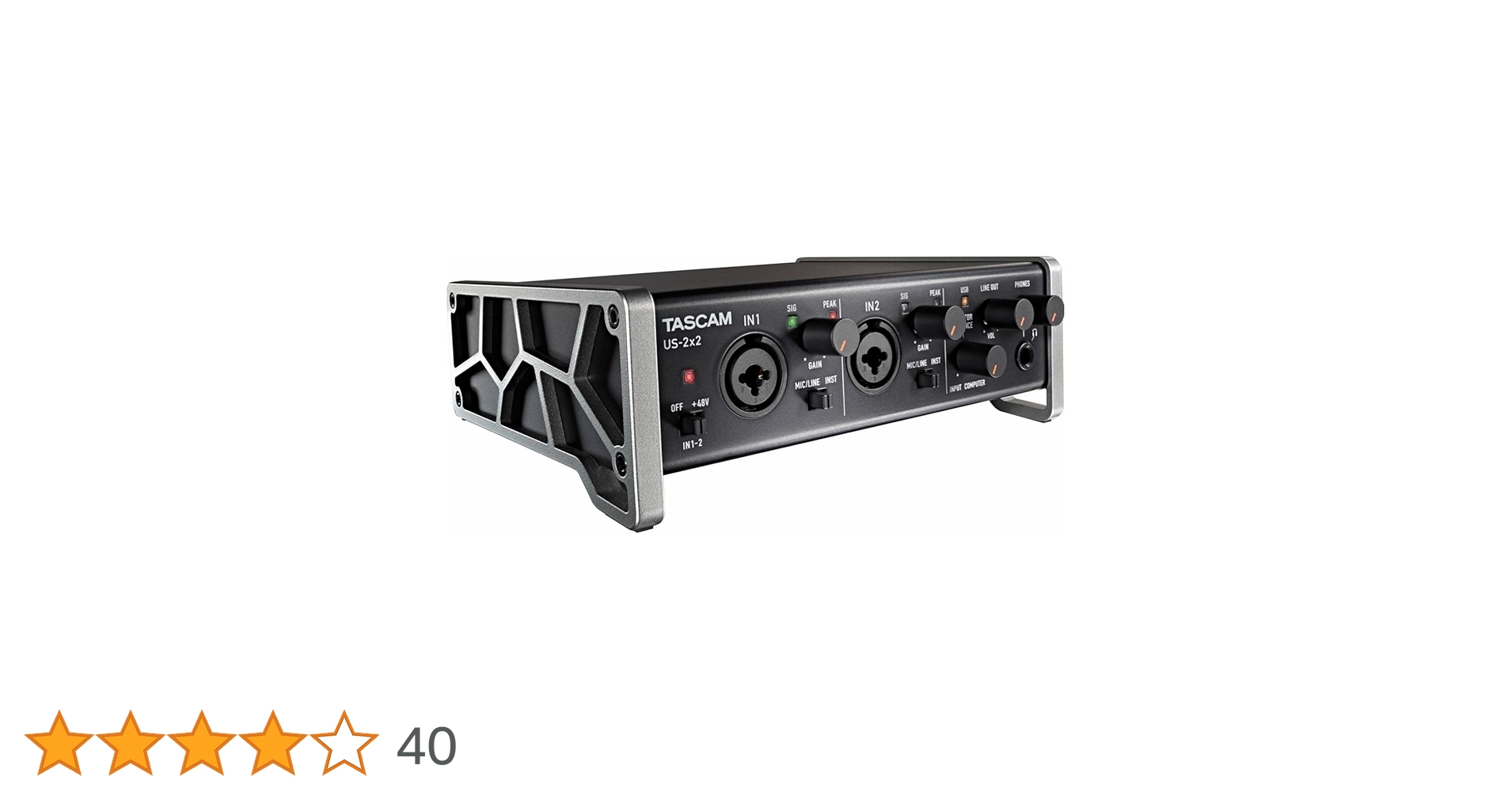 新品未使用　TASCAM US-2x2 USBオーディオインターフェース US-2x2 | USBオーディオ/MIDIインターフェース | TASCAM (日本)