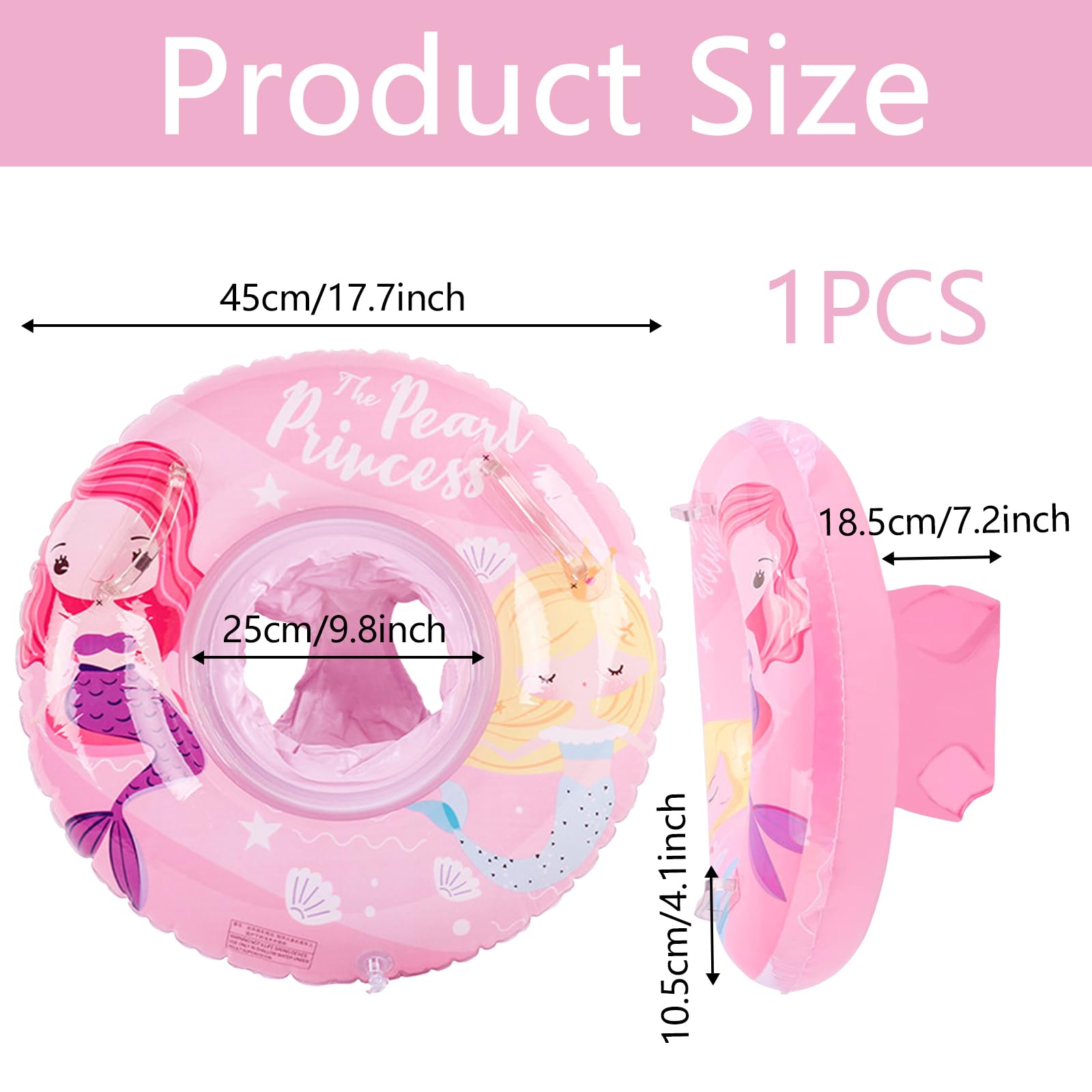 Anello da nuoto gonfiabile, per bambini, con seggiolino da nuoto, simpatico cartone animato galleggiante per bambini, accessorio da bagno per bambini