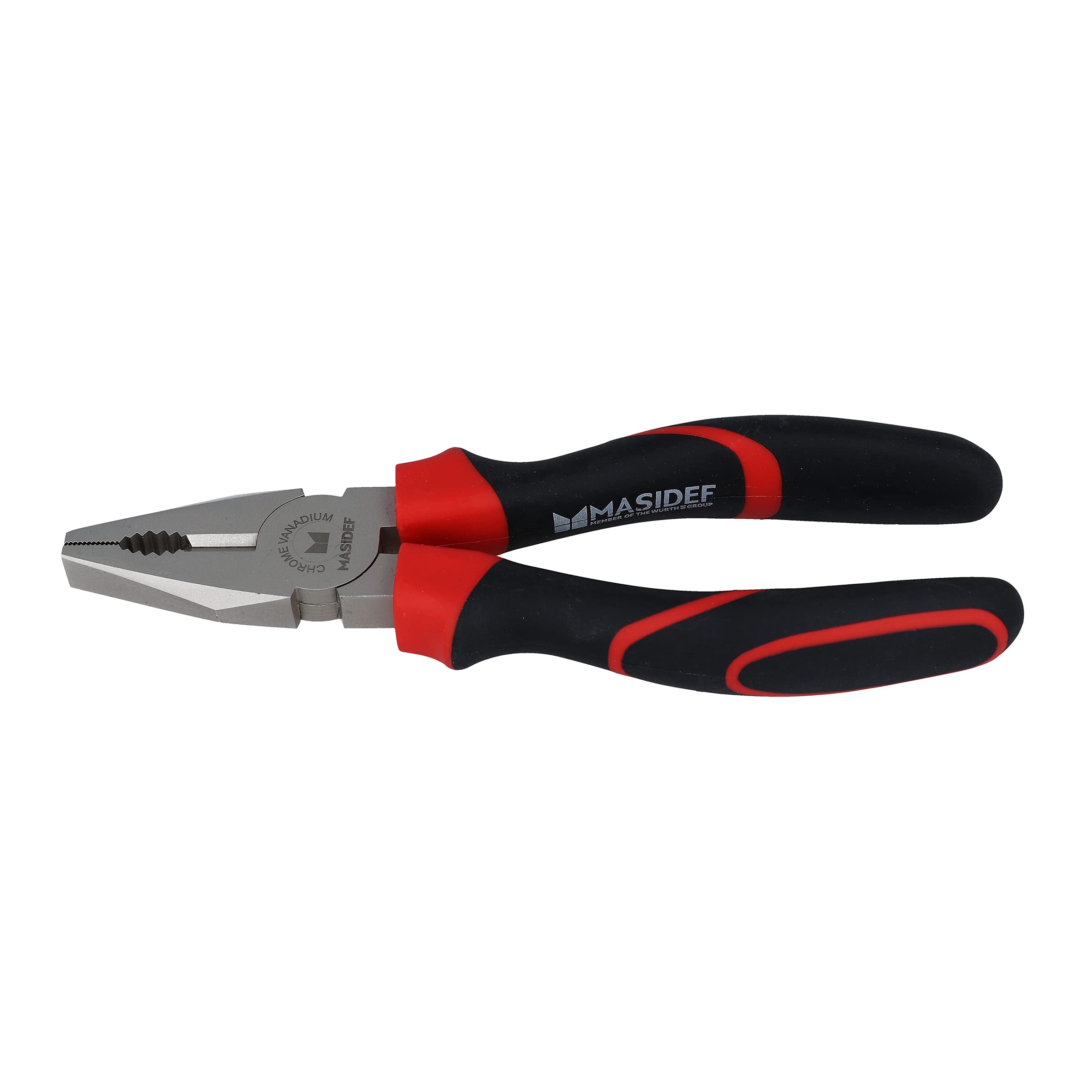 Masidef: Member of the Würth Group UT101003 - Alicates universales de cromo vanadio de 180 mm, multicolor