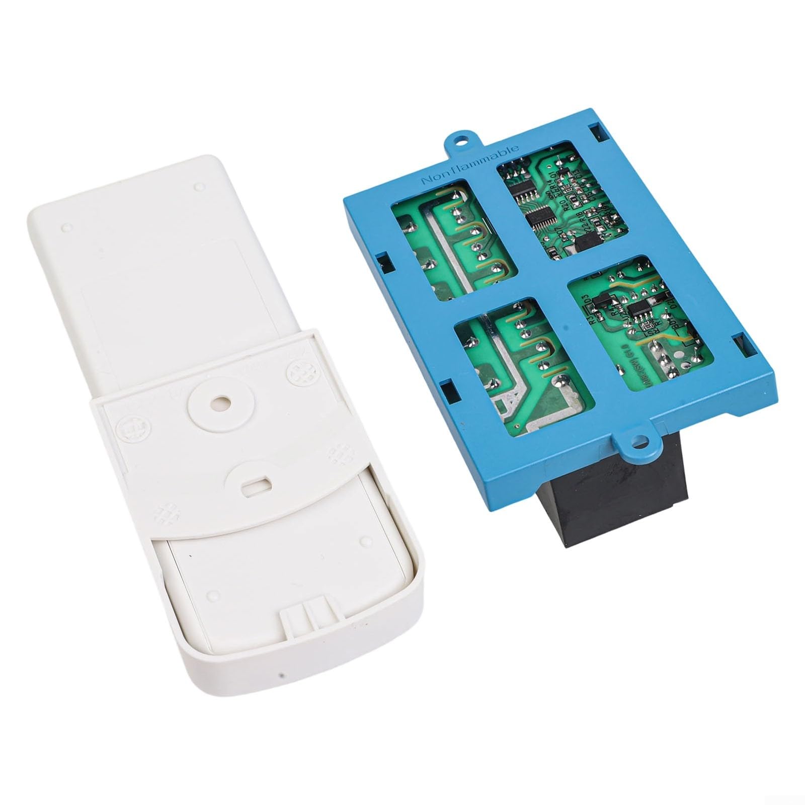 Juego de panel de control de aire acondicionado y placa de sistema con accesorios, construcción de plástico y metal de tamaño estándar, regulación precisa de la temperatura, compatible con unidades