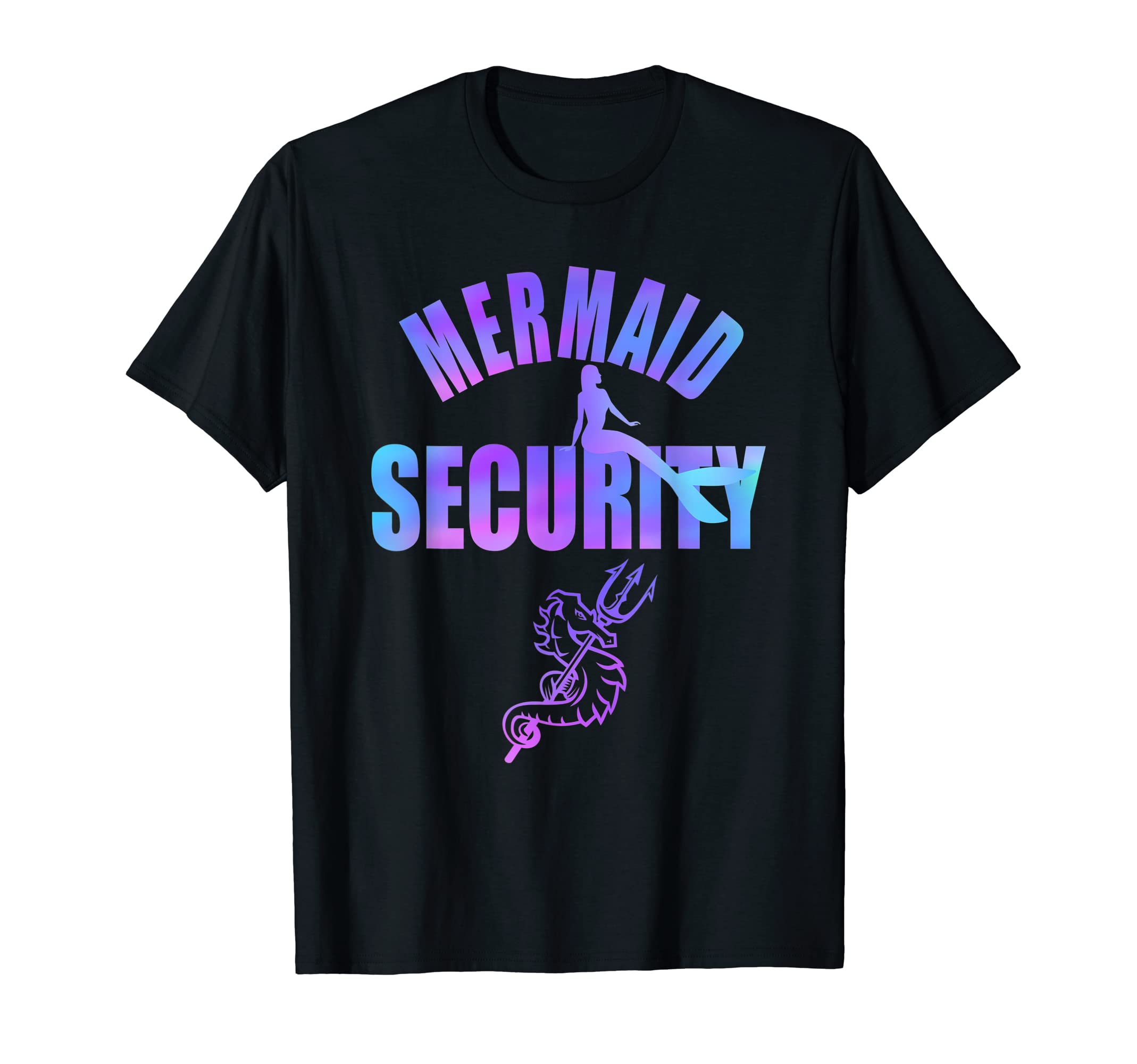 Funny Swimming Mermaid Family Matching PartyMermaid Security Merdad Mermen Mermaid Dad Squad T-ShirtOEKO-TEX STANDARD 100