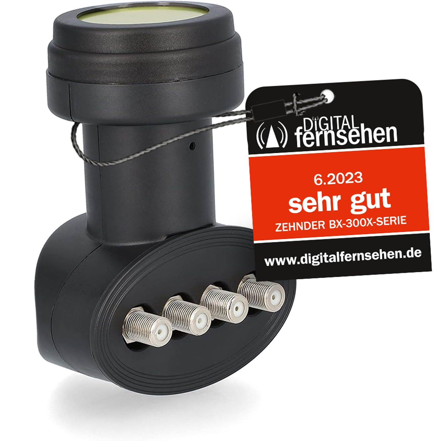 ZEHNDER Quad LNB, blindaje LTE, protección solar UV, LNB digital 4K para 4 participantes, receptor de satélite HD LNC para antena parabólica