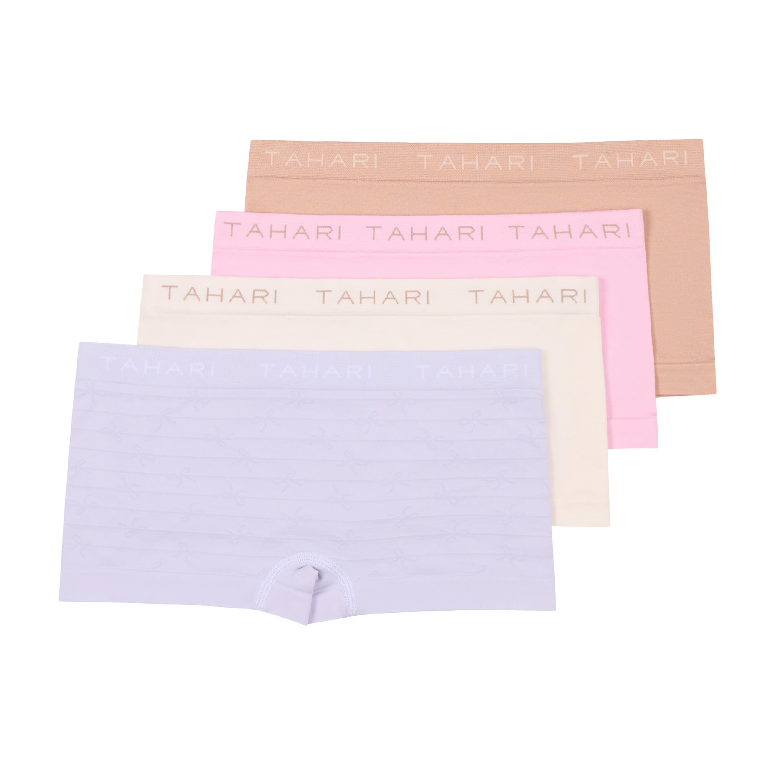TAHARI Girls 4-pack Girls Boy Short Underwear
