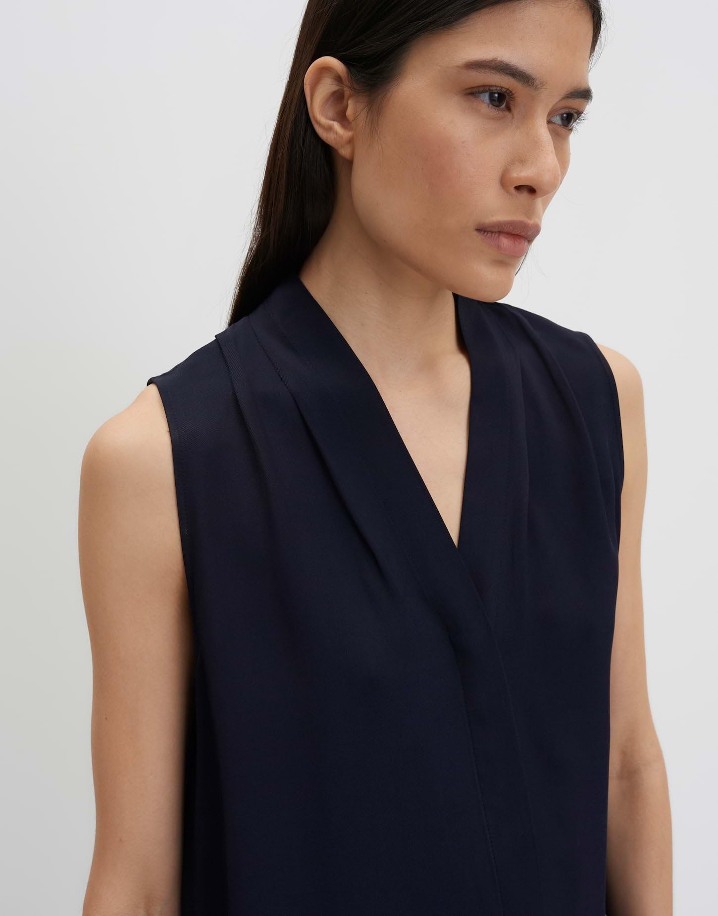 someday Damen Blusentop | Blusentop aus ECOVERO™ Viskose Slim Fit