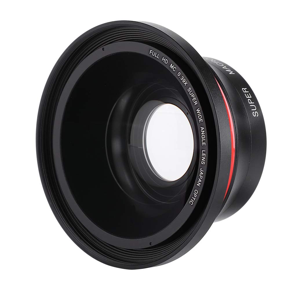 Lente Gran Angular, cámaras 0.39X Teléfonos celulares Lente Gran Angular con Clip para teléfono de 37 mm para cámaras DV y teléfonos móviles