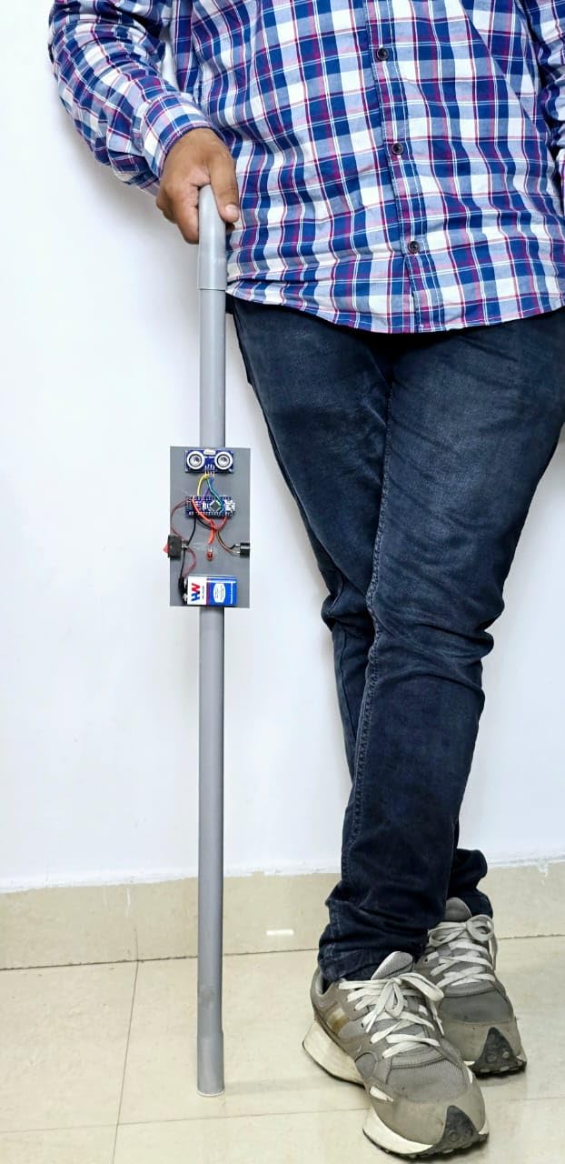 TESTIN ELECTRONICS BLIND STICK PROJECT || SMART BLIND STICK ||OBSTACLE DETECTION BLIND STICK || ELECTRONIC GUIDANCE STICK ||NEXT-GENERATION BLIND STICK || SMART WALKING AID FOR THE BLIND 2