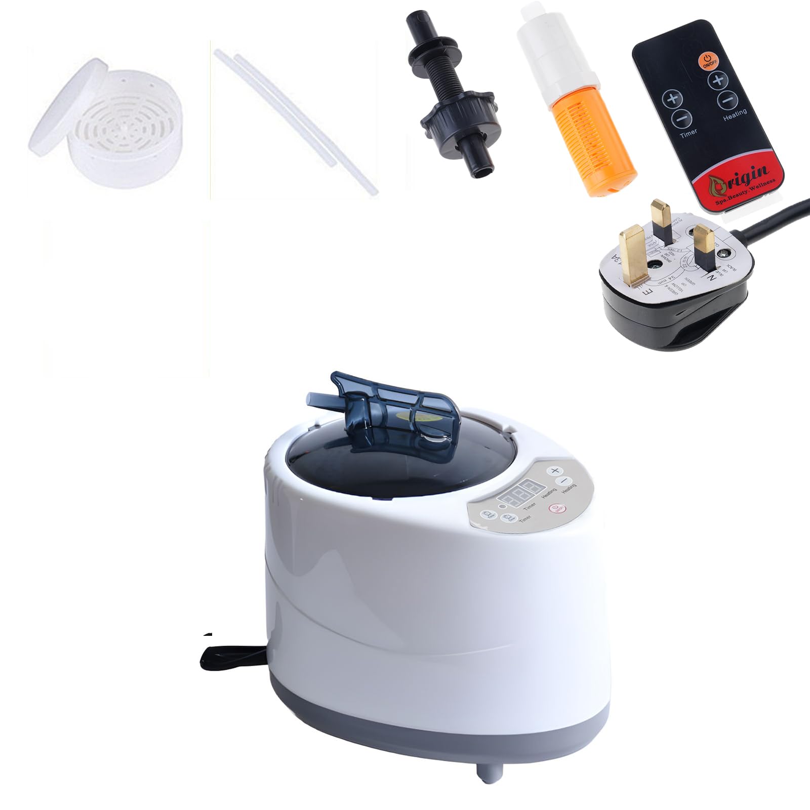 Compact Generator Featuring Mechanism Auto Shut Off 3L Capacity Home Application Thermostat Home Steambath Machines Travel Steambath Muscle Relaxation Outlet Fumigation Machine Transportable Efficient