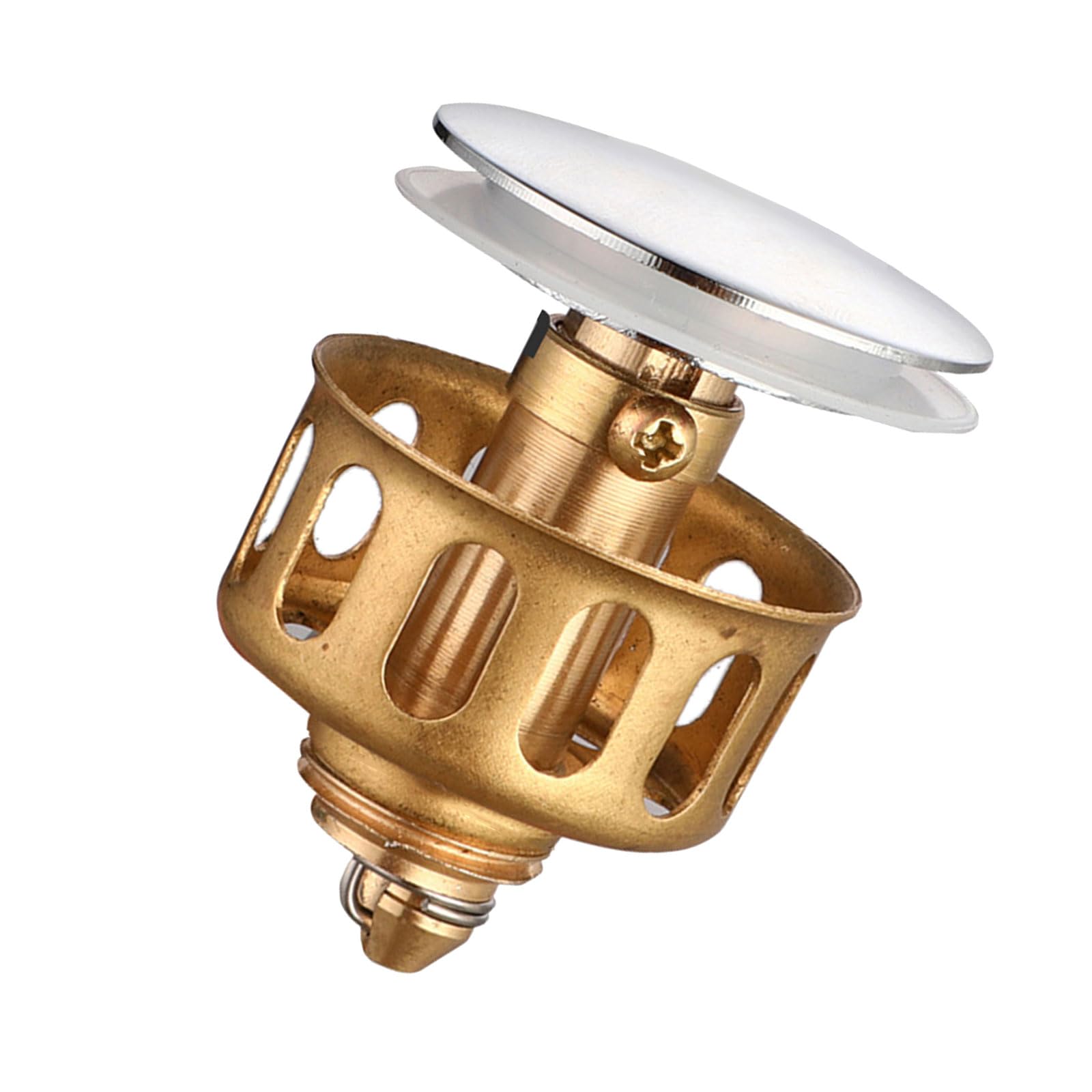 Coppers Drain Filter Bounce Cores Sink Plug Basins Basket Stoppers for Bathroom Kitchen Coppers Stoppers Bathroom Strainer