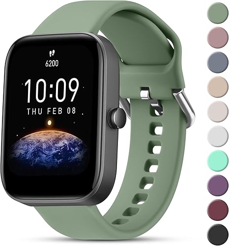 Miniatura 1 de Bandas para Amazfit Bip 3  Bip 3 Pro Band mujeres hombres, Amazfit Bip U Pro  Bip  Bip Lite  Bip S lite  Bip S lite  Bip U, correa de repuesto de