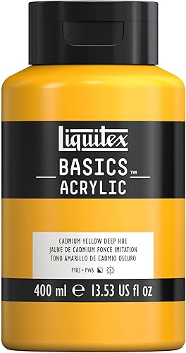 Vista 153 de Liquitex BASICS Pintura Acrílica, Tubo de 118ml (4 oz), Tono Carmesí de Alizarina