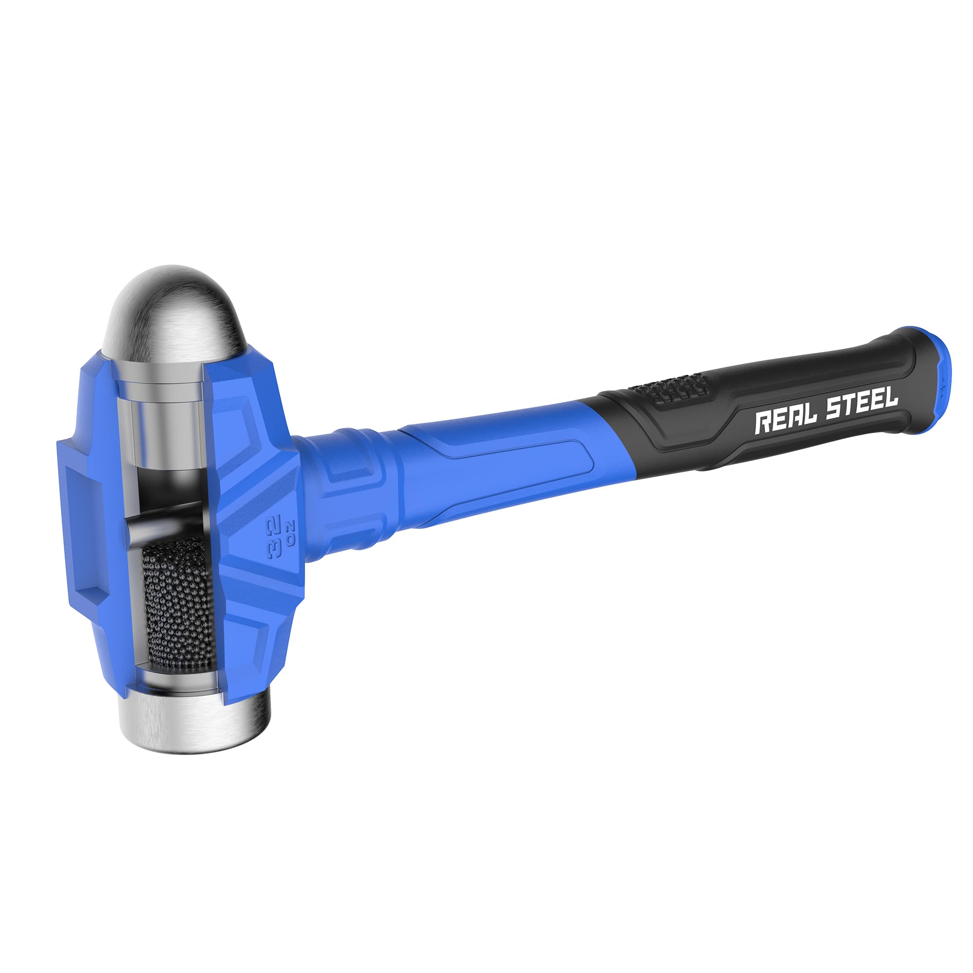 Real Steel Ball Peen 0685 - Martillo de soplado (907.2 g)