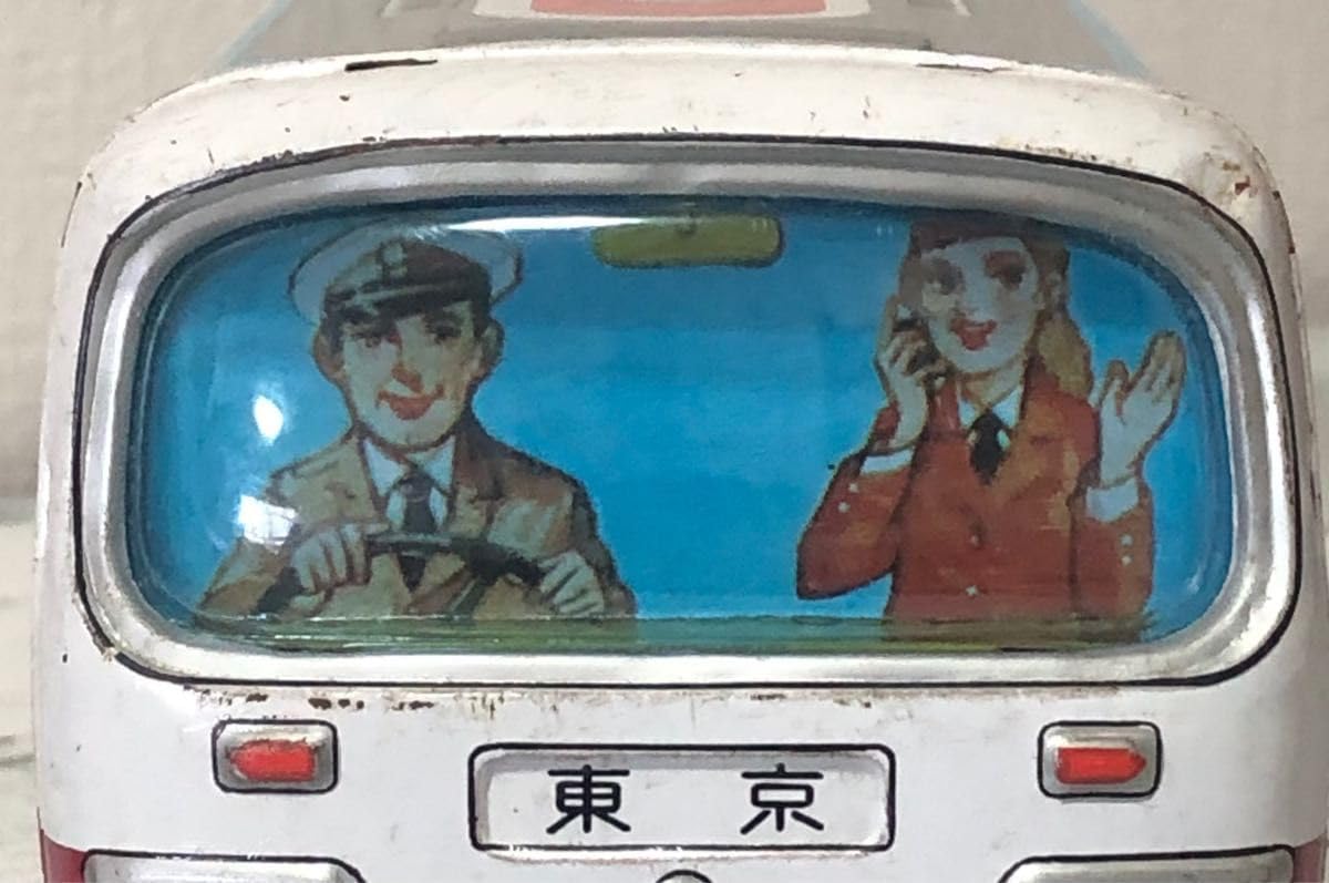 Amazon.co.jp: 昭和レトロ ブリキ製（イチコー 製） バス（日本