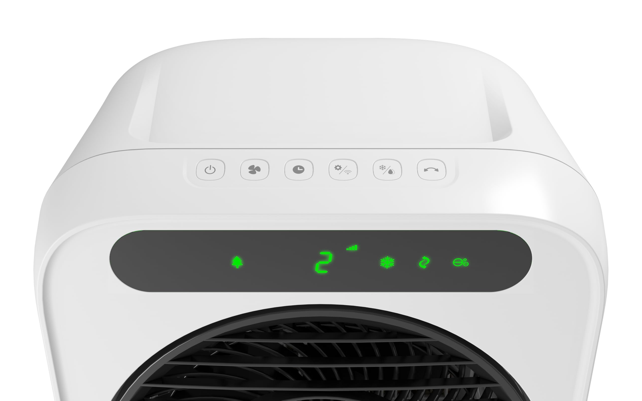 Olimpia Splendid, Peler 25 Wifi Raffrescatore Evaporativo, 25 Litri, Purificatore d'Aria con Pannello Evaporativo, Raffrescamento Potente, Ventilazione, Display Touchscreen,