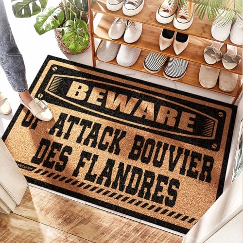 Tapis de vague Bouvier des Flandres envers caoutchouc imperméable - 2