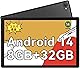 【Android 14 タブレット 】HiGrace タブレット 10インチ wi-fiモデル 8GB+32GB+1TB拡張、アンドロイド14タブレット 8コアCPU 1.8Ghz、Widevine L1+GMS認証+WiFi 6+BT5.3+5000mAh+USB-C+Type-Cヘッドフォンジャック+1280*800 IPS 画面 OTG/無線投影/顔認識/説明書付属、オンライン授業