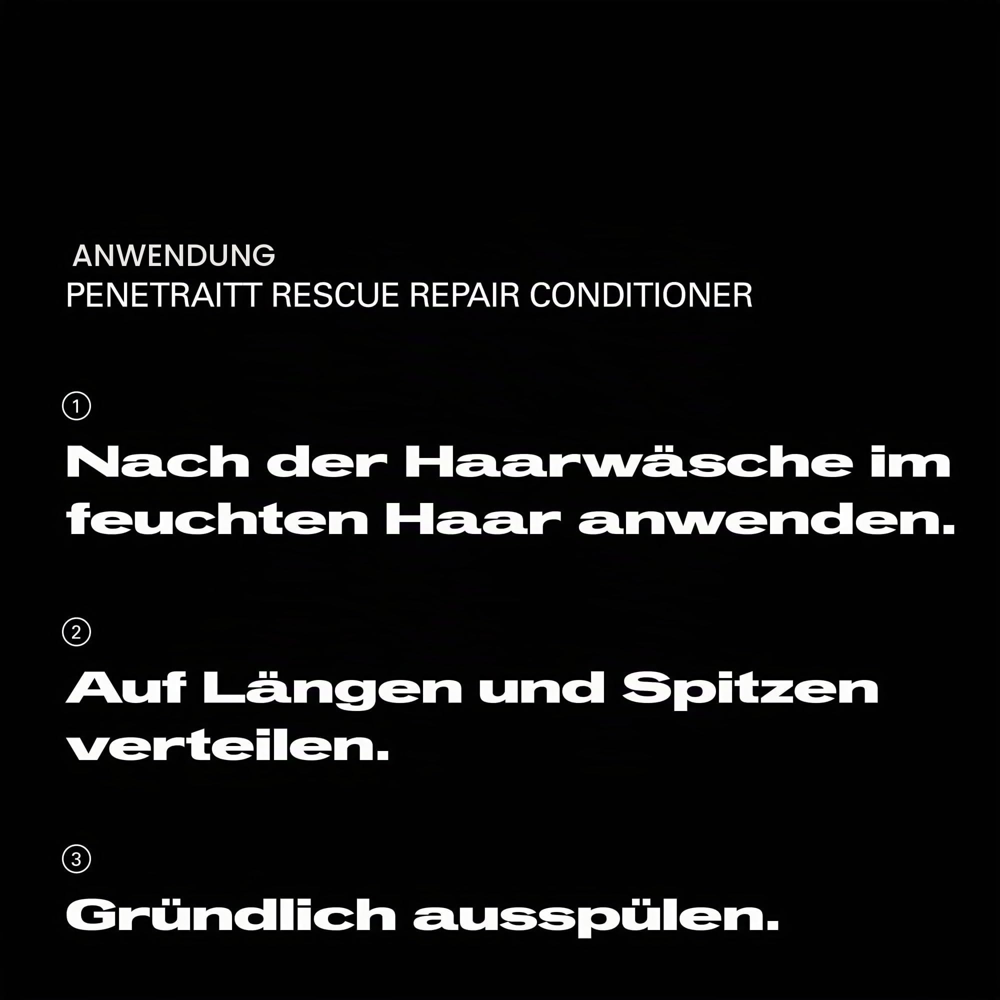 Sebastian Professional Penetraitt Rescue Repair Conditioner – Haarspülung für geschädigtes & strapaziertes Haar – Reichhaltige Cremeformel für mehr Stärke, Glanz & Geschmeidigkeit – 1000 ml