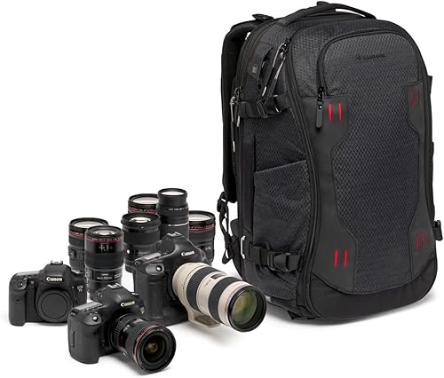 Miniatura 9 de Manfrotto PRO Light Flexloader L, mochila profesional para cámaras, bolsillo expandible para estabilizador de cardán de 3 ejes, múltiples puntos de
