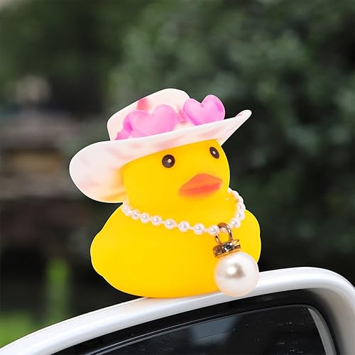 Miniatura 6 de wonuu AX_Preal A_Duck - Decoraciones para tablero de instrumentos de automóvil, patos de goma para decoración de automóvil, accesorios de adorno con