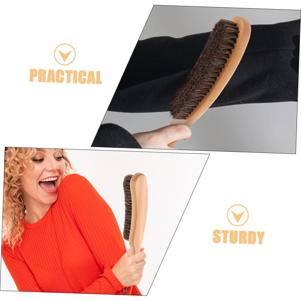 KOMBIUDA 10piezas Cepillo De Limpieza De Ropa De Caballo Cepillo Antiestático Para Prendas Para Suéteres Sombreros y Accesorios